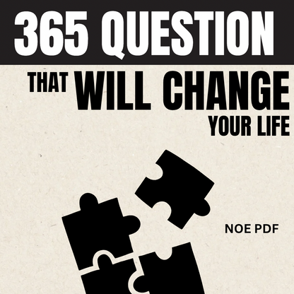 365 Questions That Will Change Your Life – Daily Self-Growth Journal