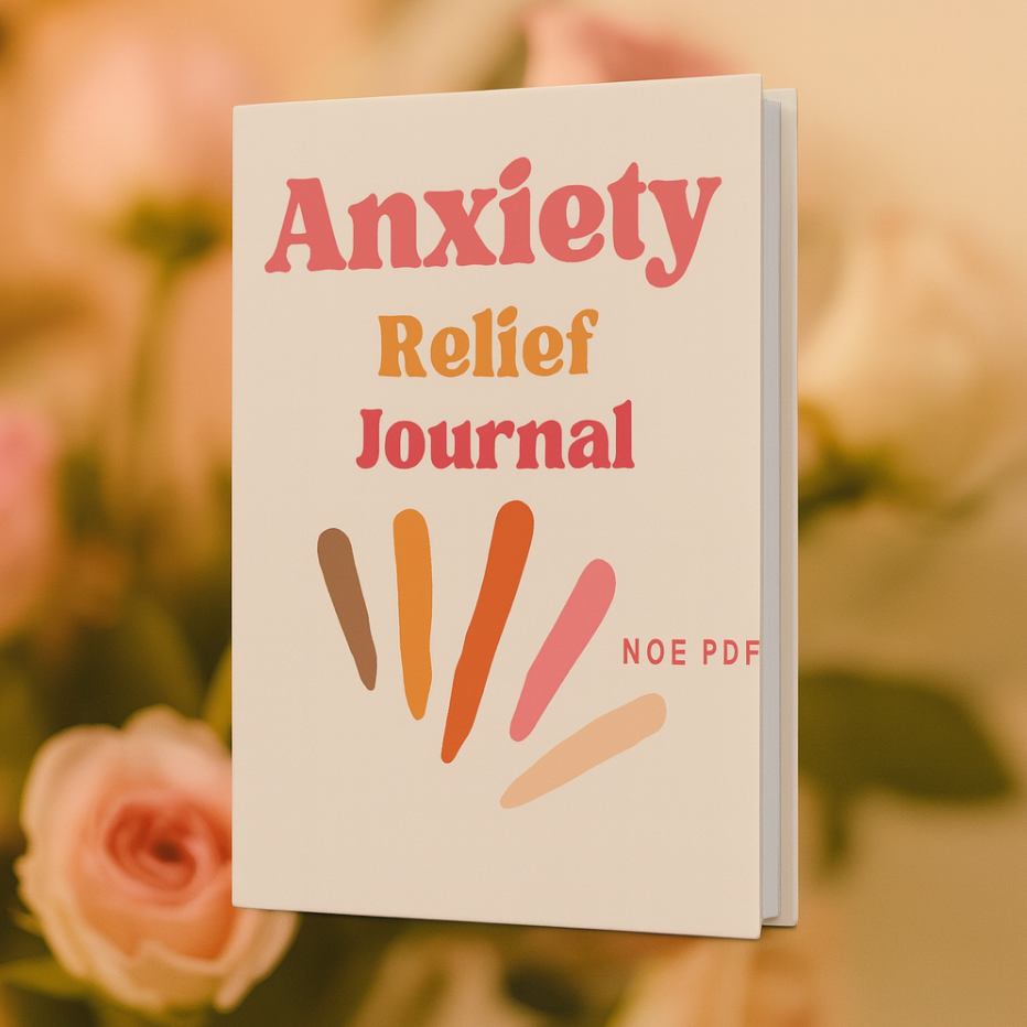 Anxiety Relief Journal – A Gentle Space to Calm Your Mind